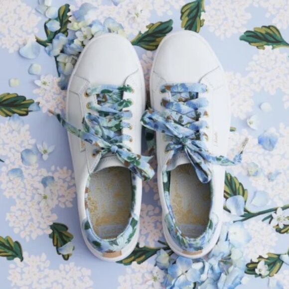 Keds x Rifle Paper Co limited-edition hydrangea sneakers - Picture 1 of 5